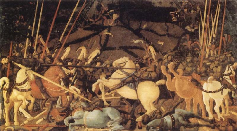UCCELLO, Paolo Battle of San Romano Sweden oil painting art